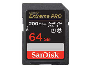 کارت حافظه سن دیسک مدل SanDisk EXTREME PRO SDXC UHS-I Card 64GB 200MBs